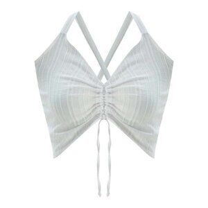 Else Ponza Crop Top in White, Size Medium. New with Tags.